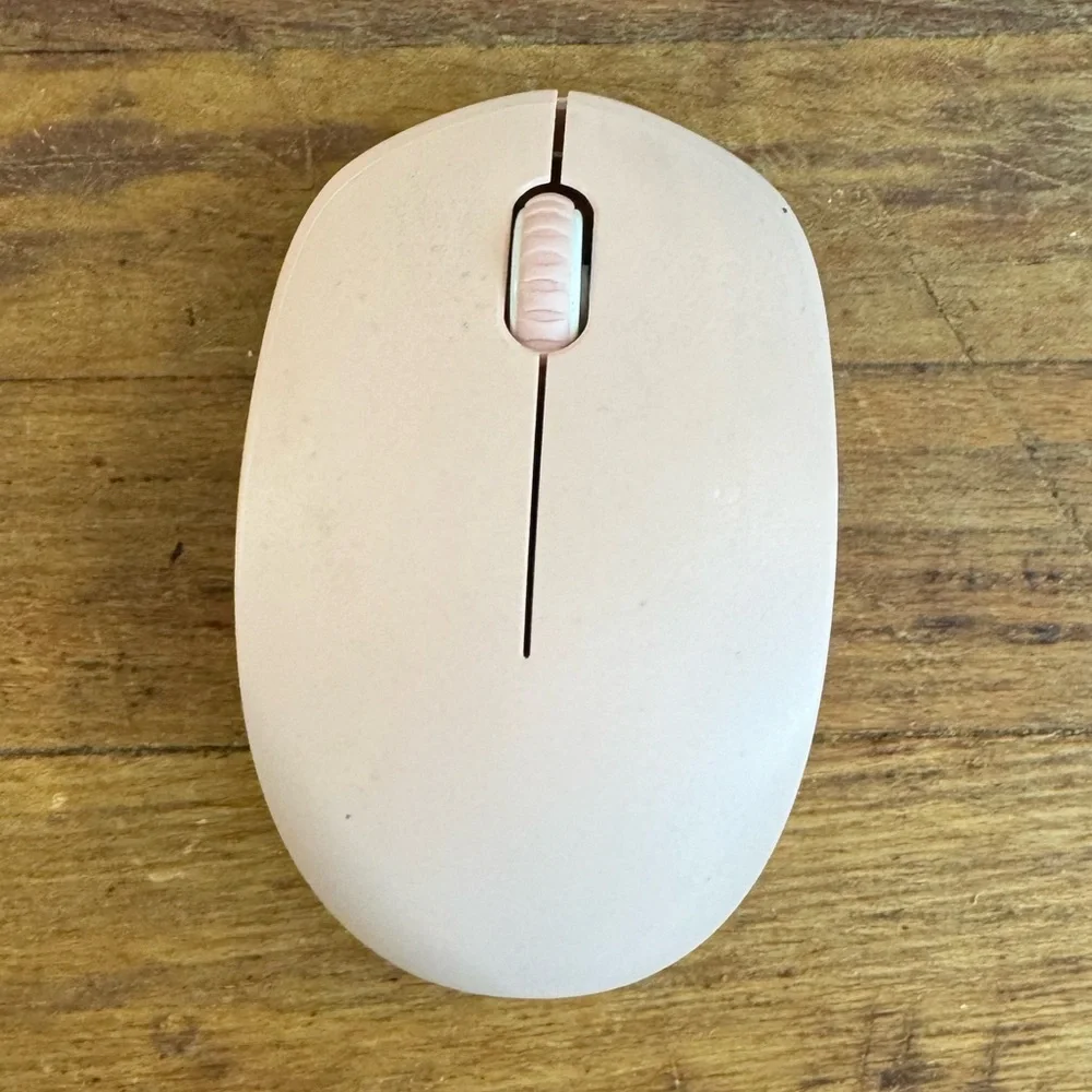 Wireless Logitech Pink Keyboard and Seenda Mouse